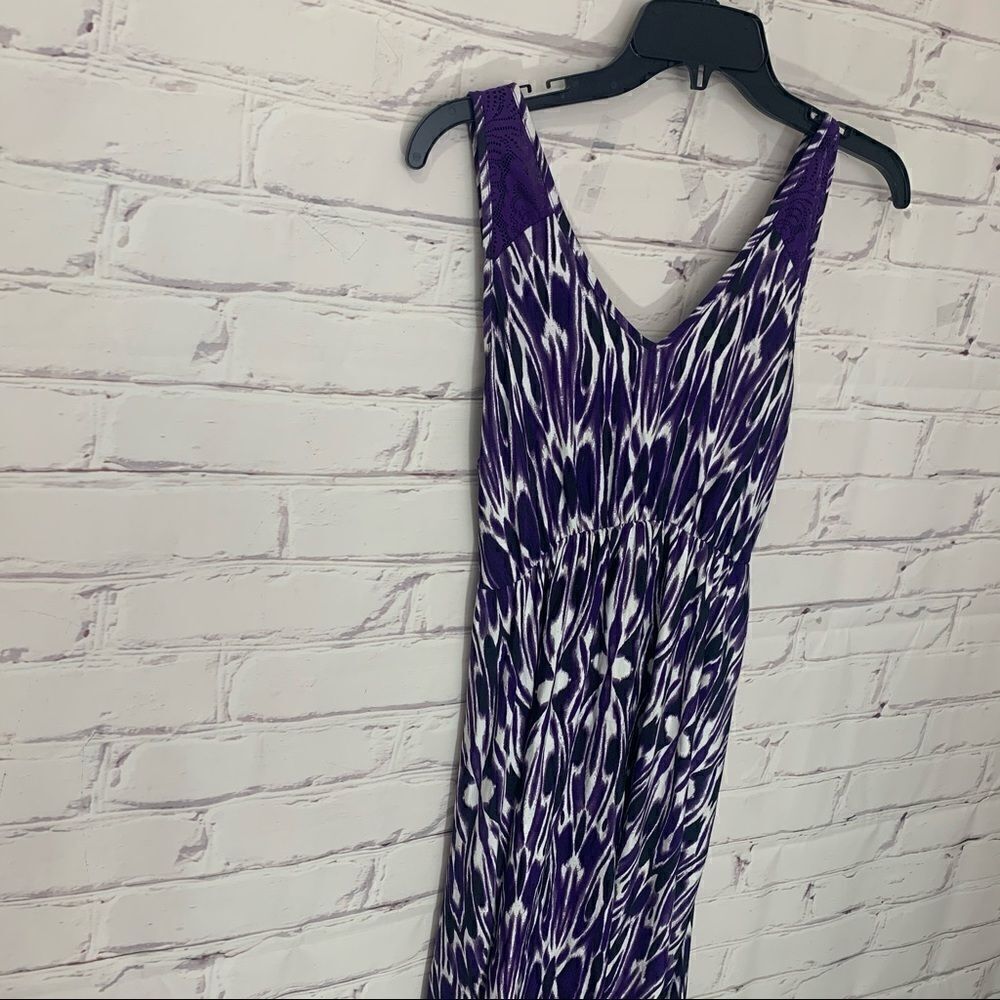 Express small purple low/high dress‎